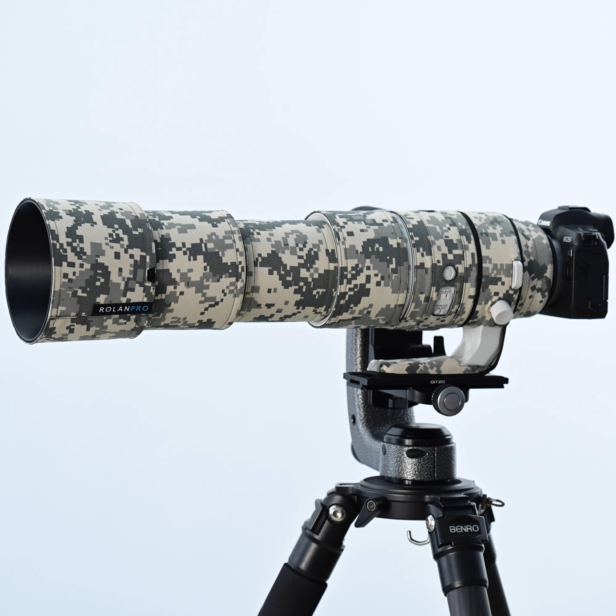 ROLANPRO Waterproof Lens Camouflage Coat for Canon RF 200-800mm F6.3-9 Is USM Rain Cover Lens Protective Sleeve Case Clothing-#UCP Waterproof