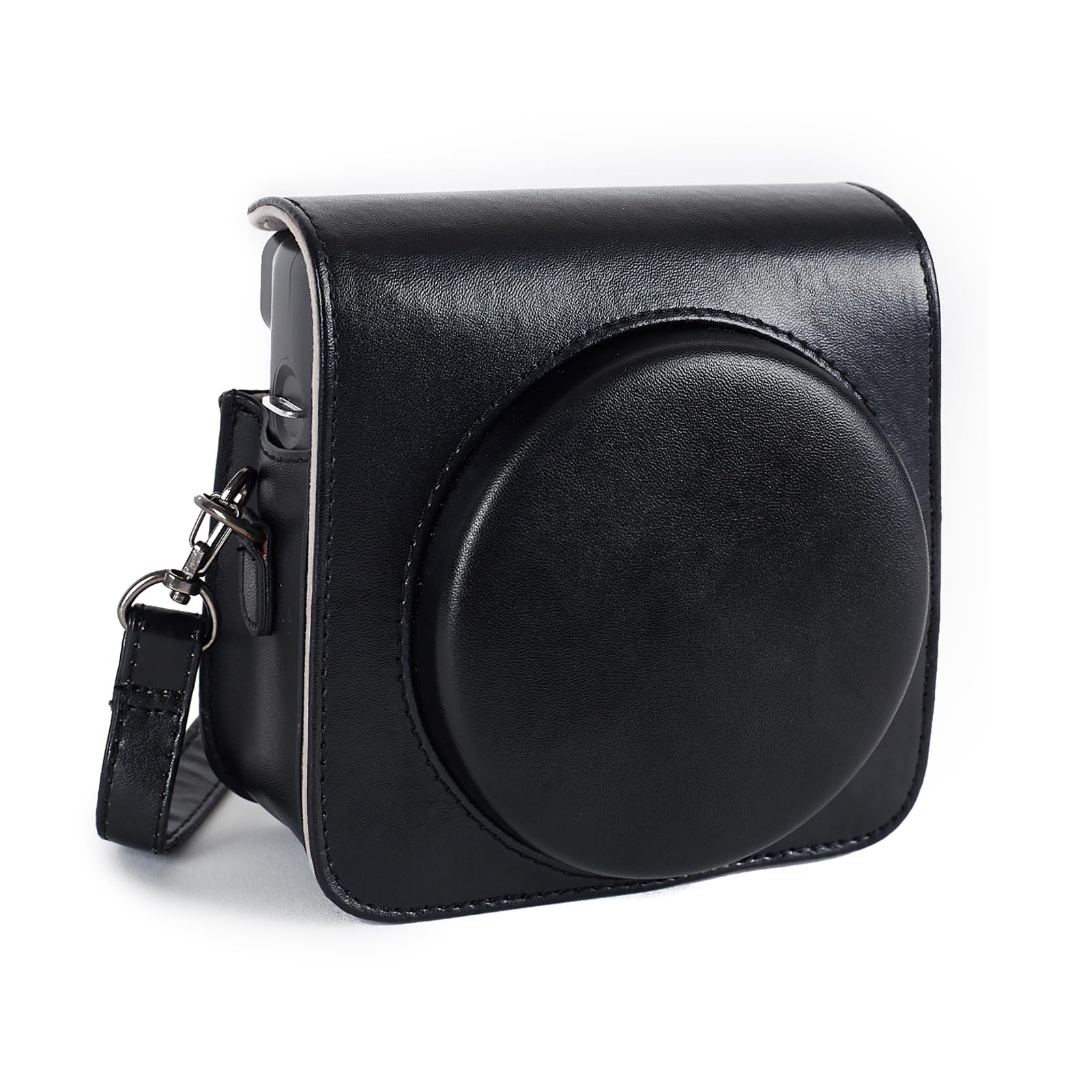Andoer Protective Case PU Leather Bag with Adjustable Strap for Fujifilm Instax Square SQ6 Instant Film Camera - Black - AfterPay & zipPay Available