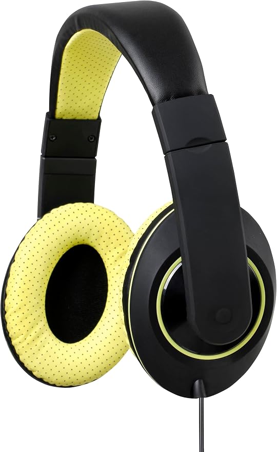 Kensington Over Ear Headphones with Inline Mic and Volume Con Green