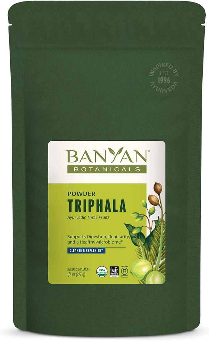 Banyan Botanicals- Triphala Powder, Organic 1 lb