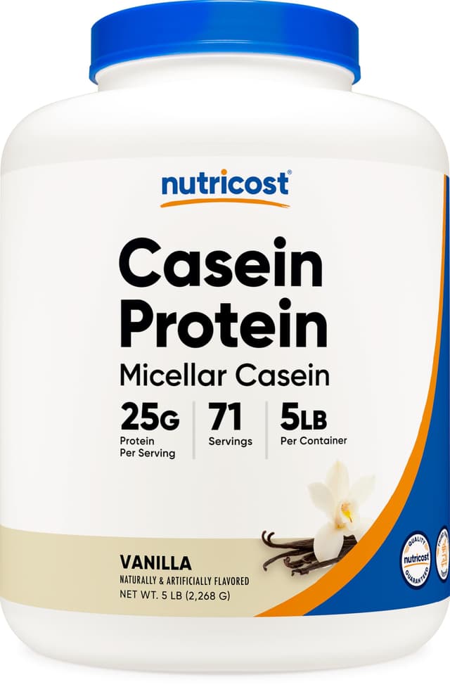 Nutricost, Casein Protein Powder Chocolate, 5 lbs