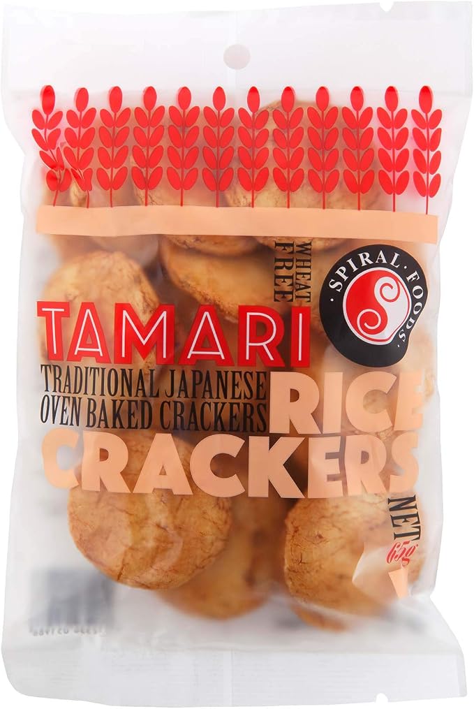 Spiral Foods Rice Crackers Tamari 65g