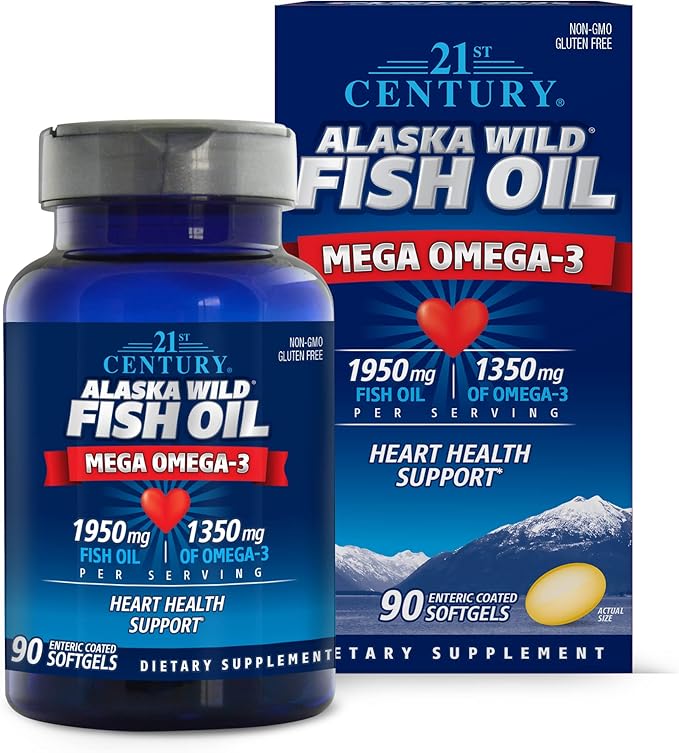 21st Century Alaska Wild Fish Oil 90 Softgels