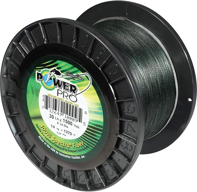 Power Pro Braid Line 300yds Green 80lb