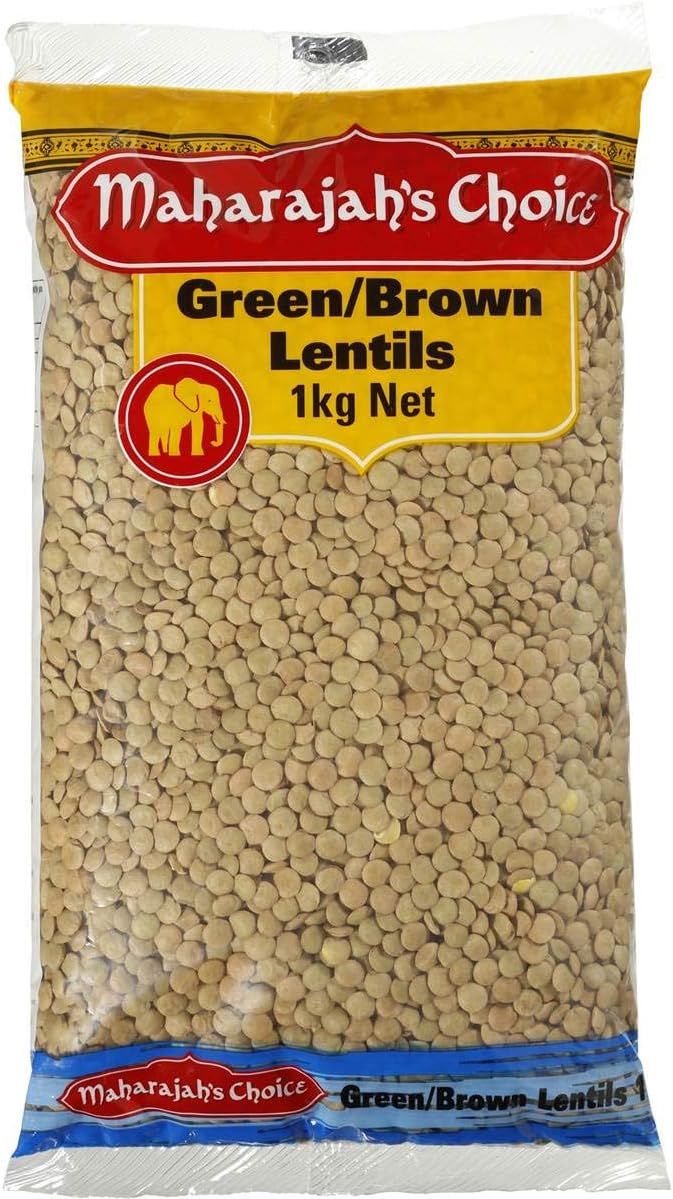Maharajah's Choice Brown/Green Lentils, 1 kg