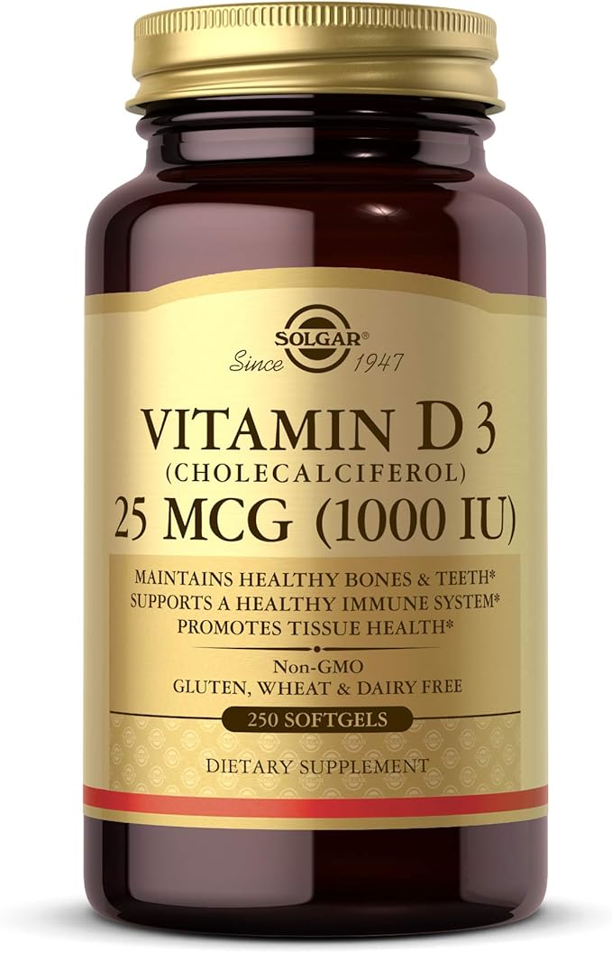 Solgar Vitamin D3 1000 IU Chewable Tablets
