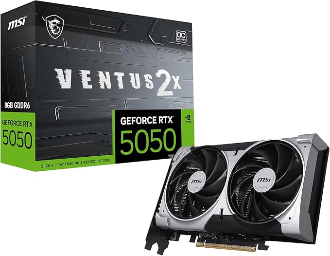 MSI GeForce RTX 5050 Ventus 2x OC 8GB Graphics Card