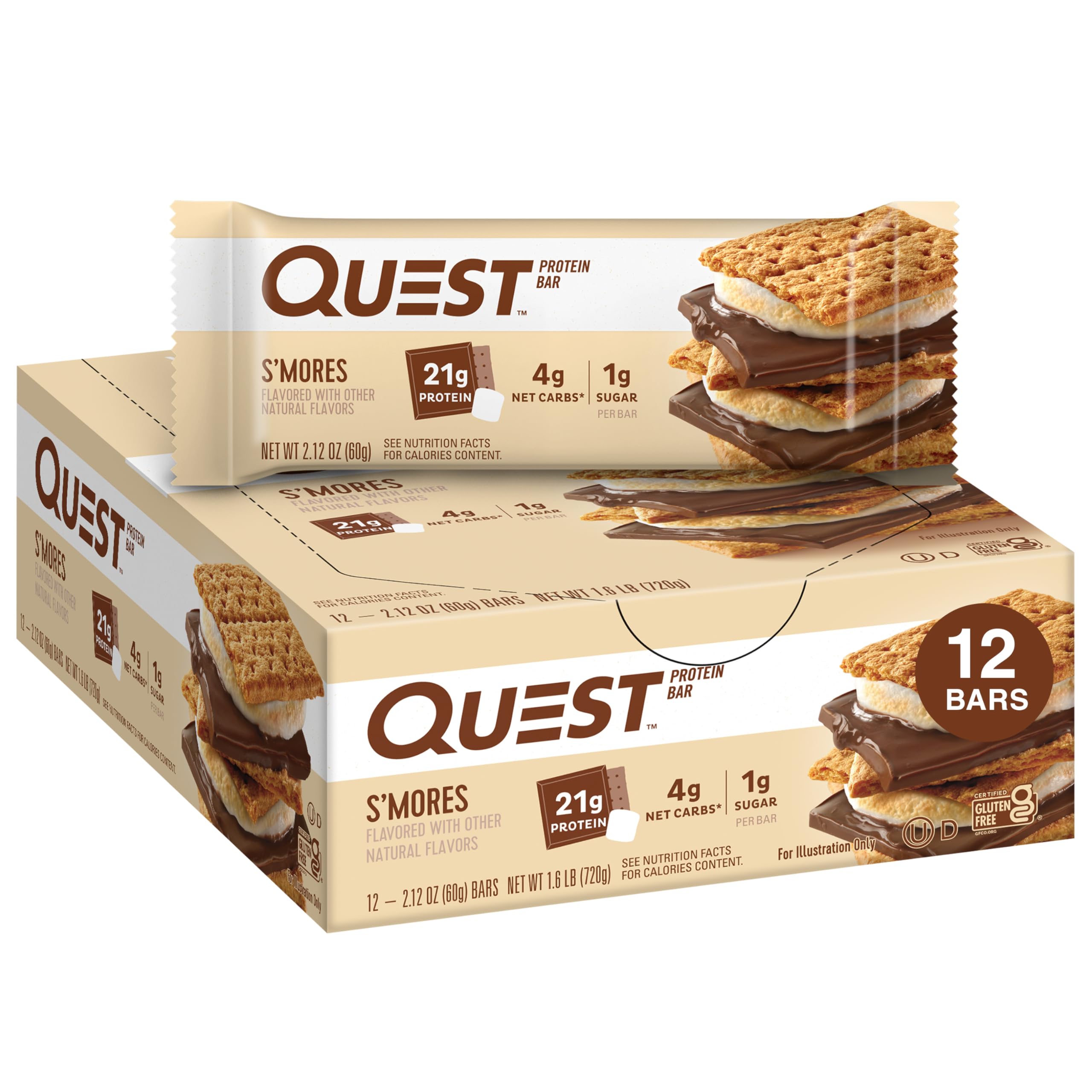 Quest Nutrition Quest Protein Bar Lemon Cake 12 Bars