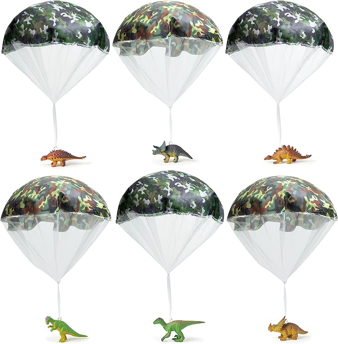 ZWBLZY Army Camo Parachute Toys For Kids - Hand Throwing Kids Outdoor Games Toys ?Army Men Action Figures Tangle Free Throwing Toy Parachute Outside
