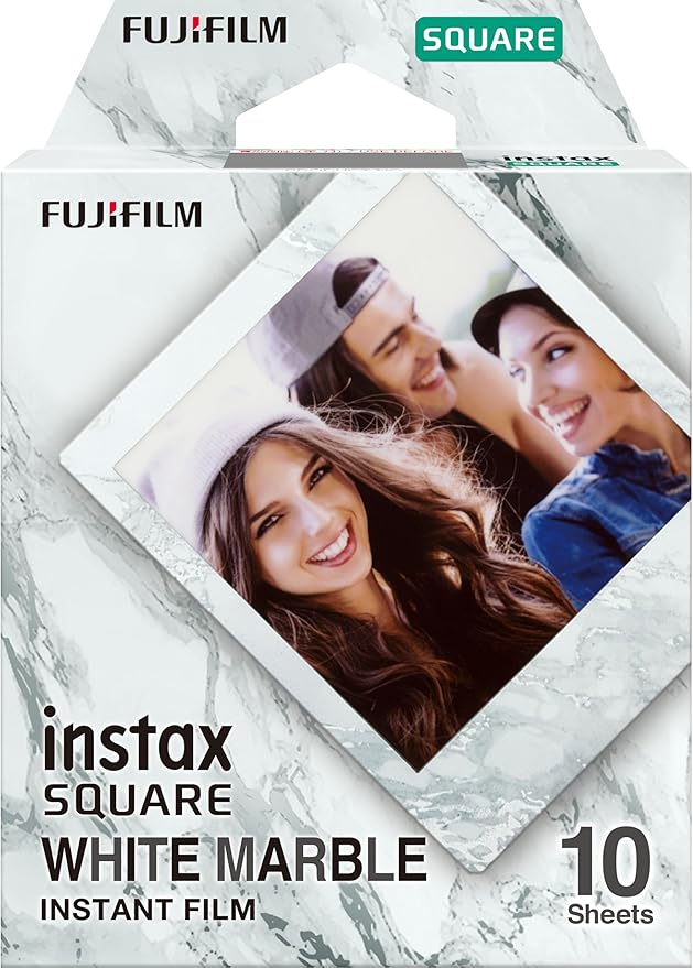 Fujifilm: Instax Square Film - White Marble (10Pk)