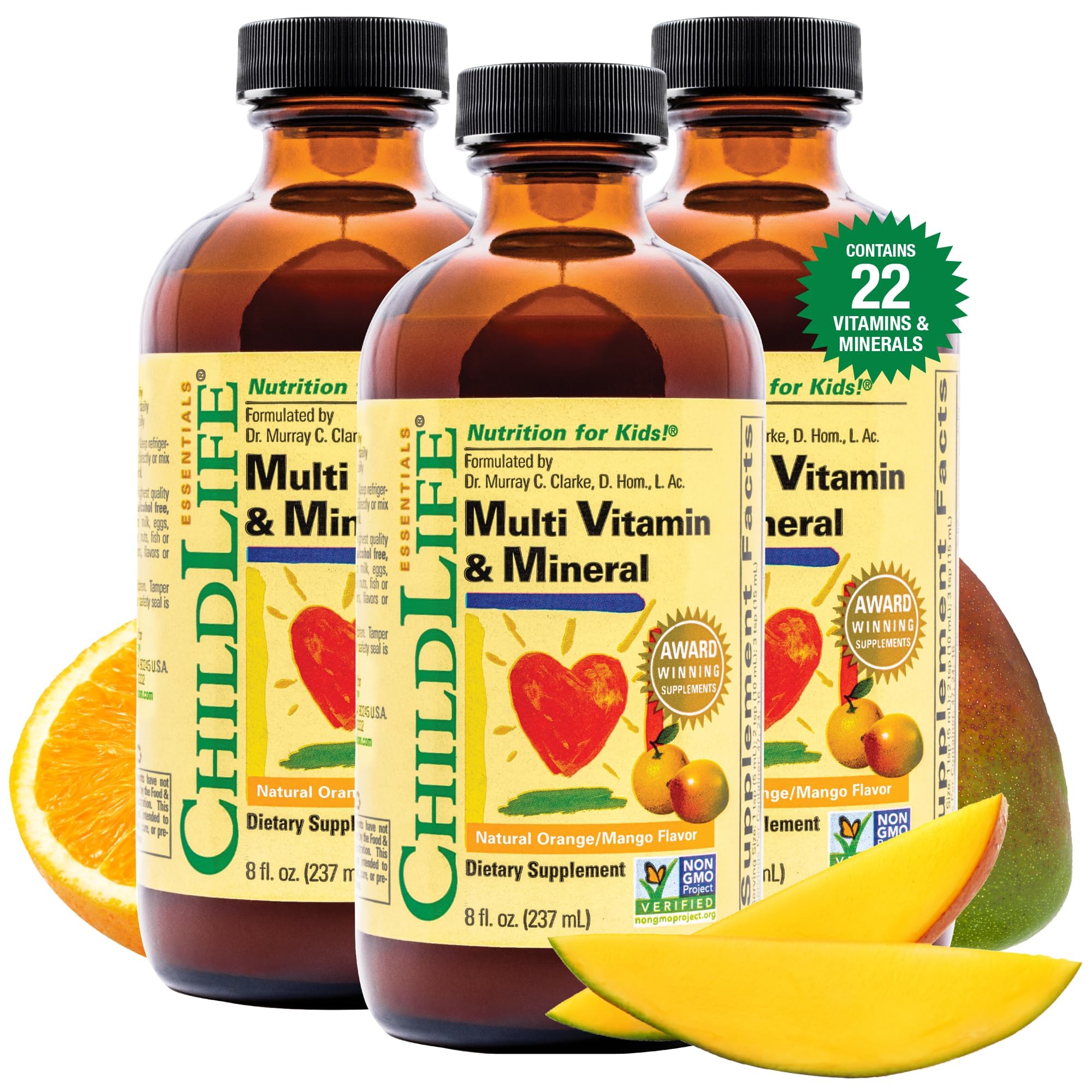 ChildLife Multi Vitamin and Mineral Natural Orange Mango - 8 fl oz