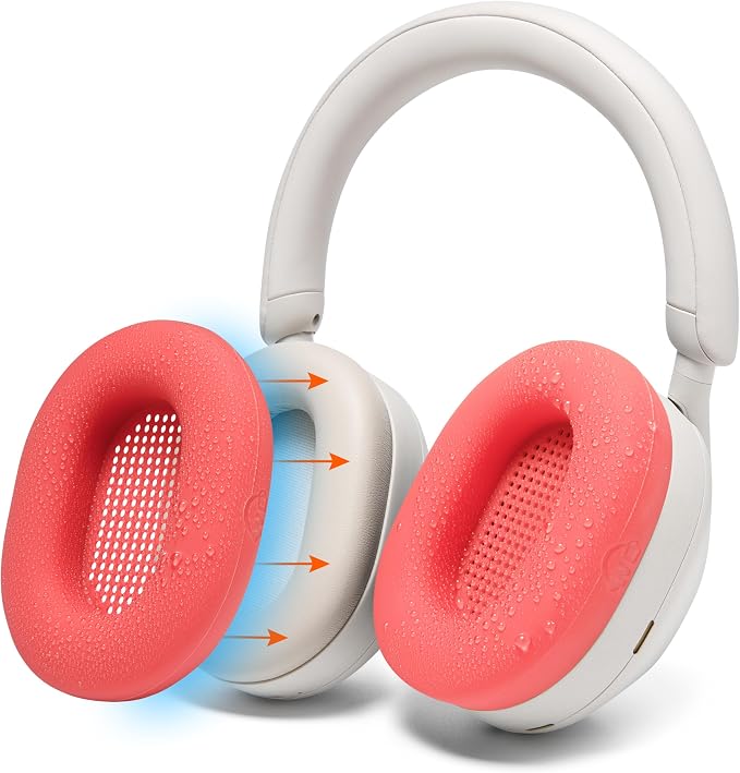 Sony WH-1000XM5 Earpad Sweat Covers - WC SweatZ, Red