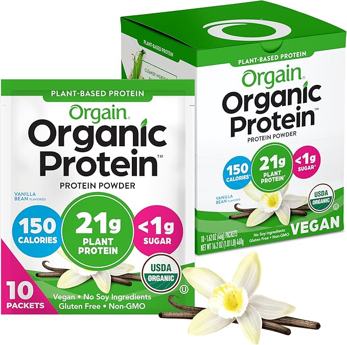 Orgain Simple Organic Plant Protein Powder Vanilla 1.25 LB (567 g)