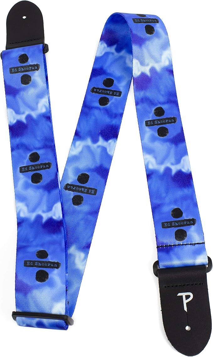 Perris 2" Polyester Ed Sheeran Division Tie Dye Licensed Guitar Strap
