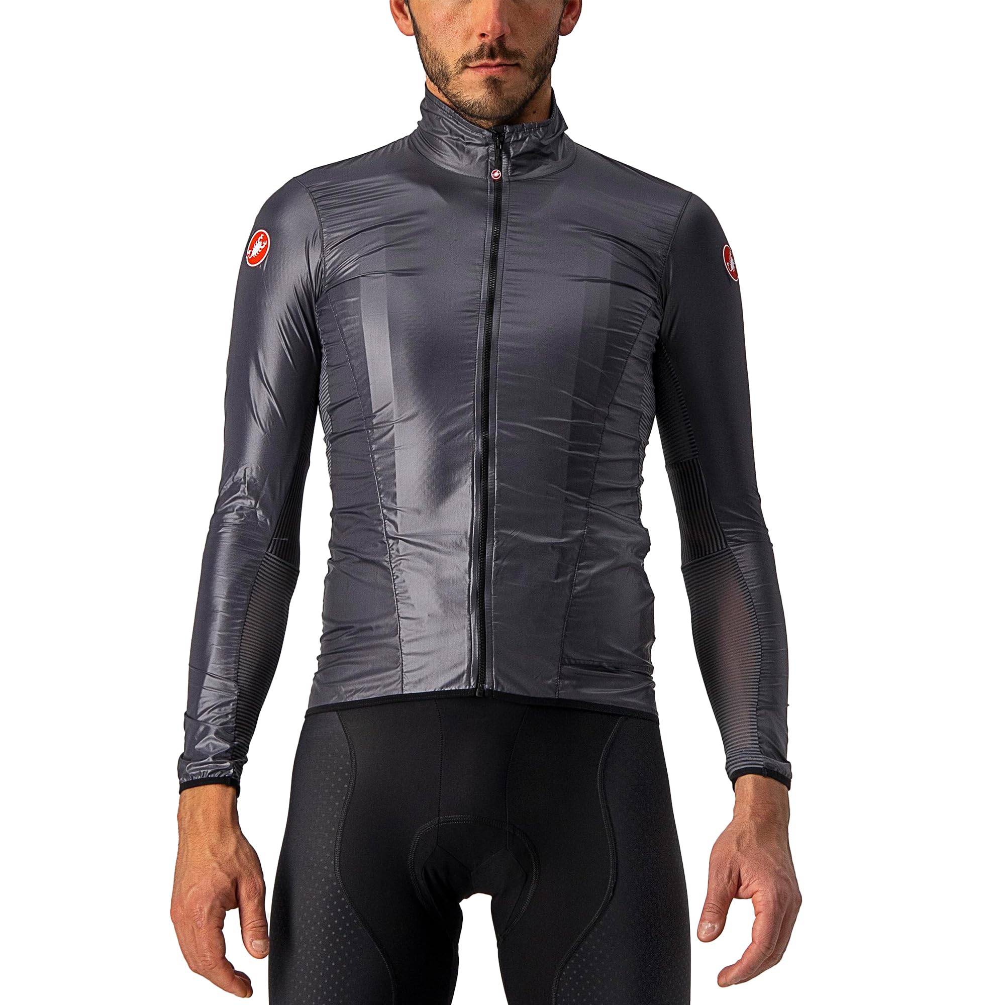 Castelli Aria Shell Jacket - Dark Grey
