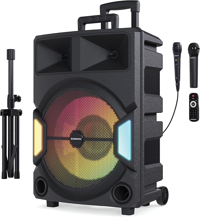 Majority PS500 - Pa System 150W Bluetooth Karaoke & Pa System - Black