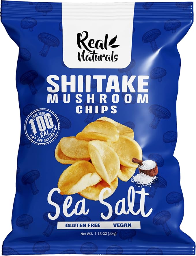 Real Naturals Shiitake Mushroom Chips 32 G / Sea Salt