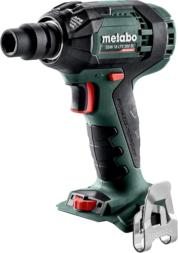 Metabo 18V 1/2" Brushless Cordless Impact Wrench Skin - SSW18LTX300BL