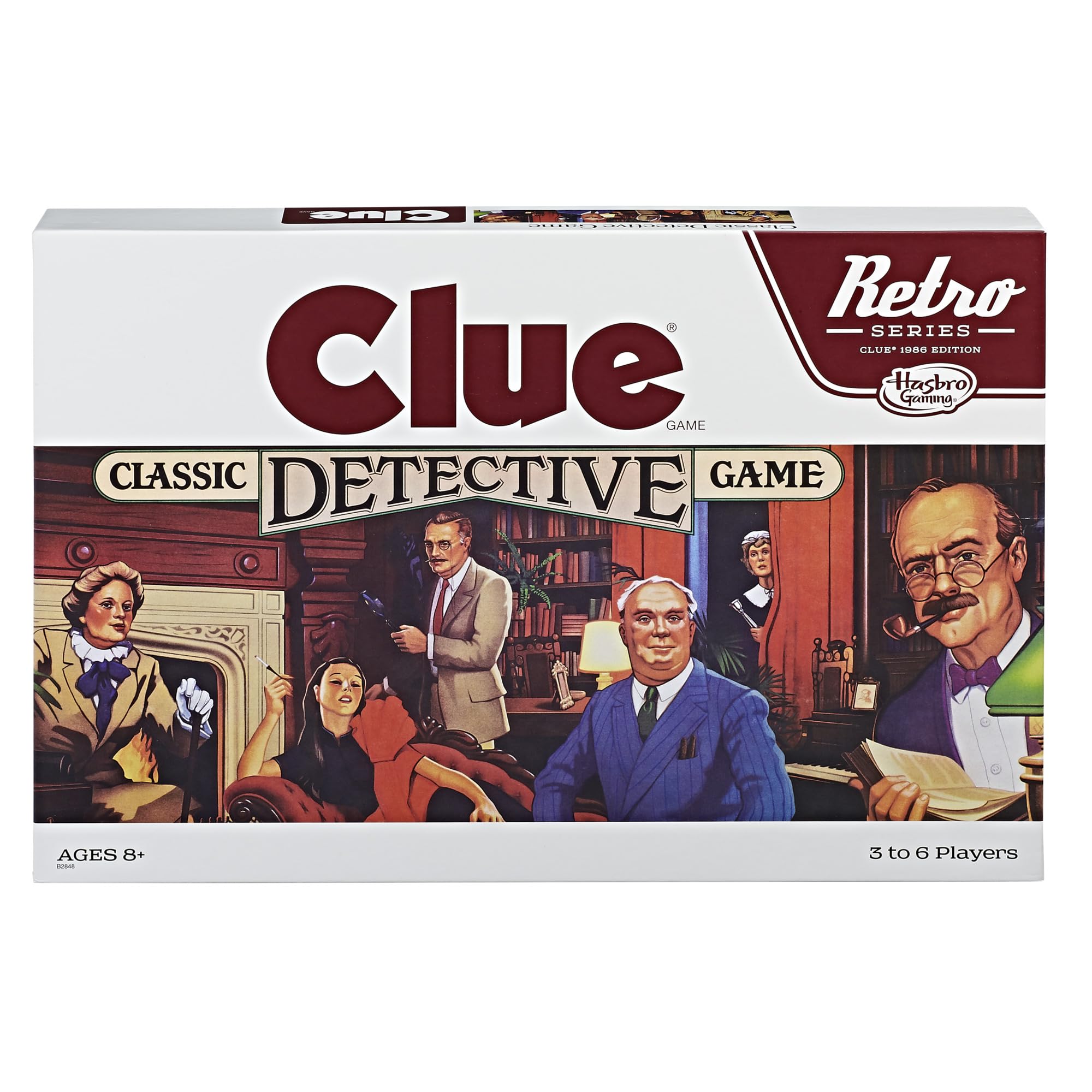 Hasbro Retro Series Clue 1986 Edition Game