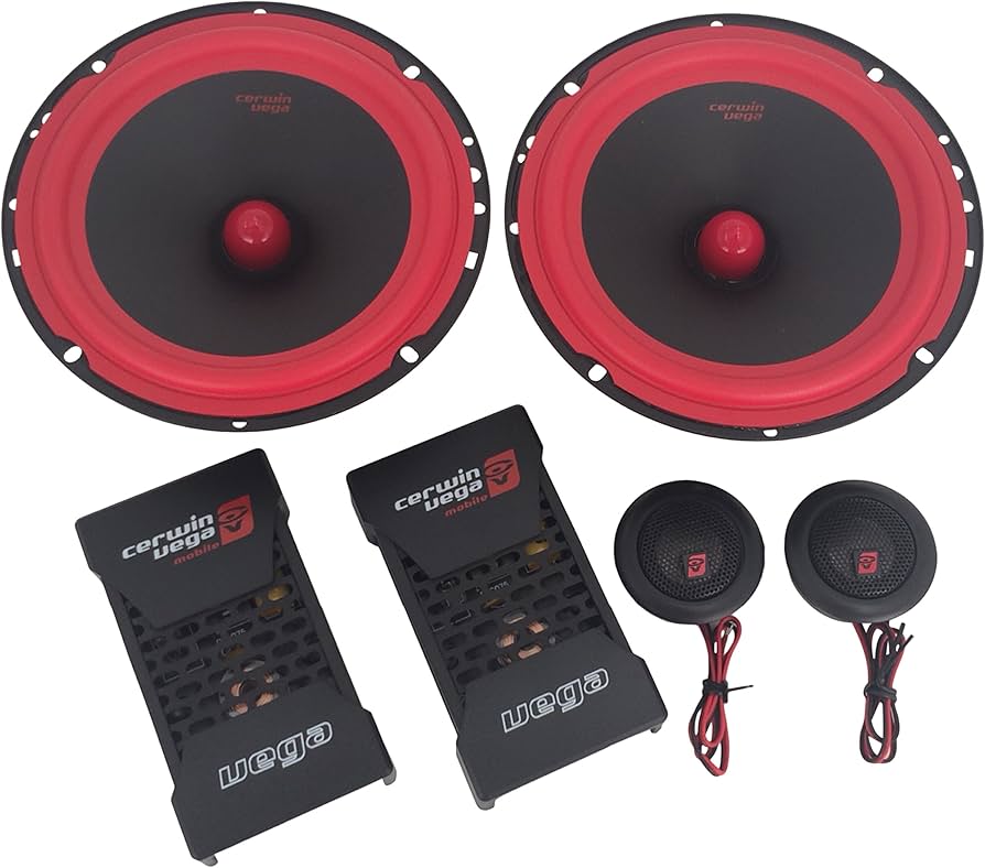 Cerwin Vega Mobile Series 6.5" 2-Way Component Speaker 400W Max