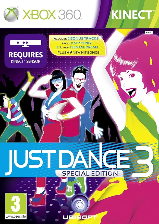 Kinect Just Dance 3 Special Edition Game Xbox 360