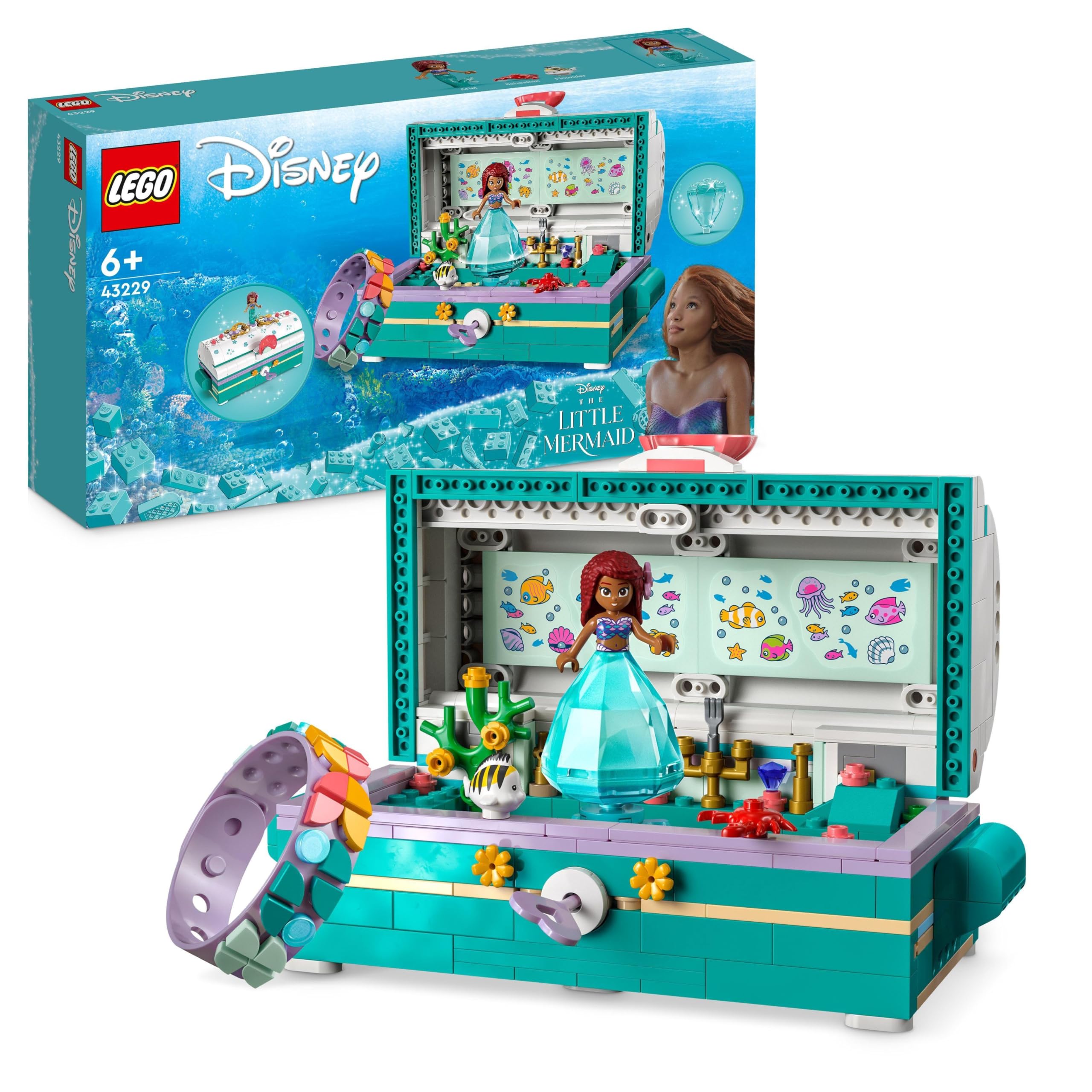 LEGO 43229 Disney Ariel's Treasure Chest