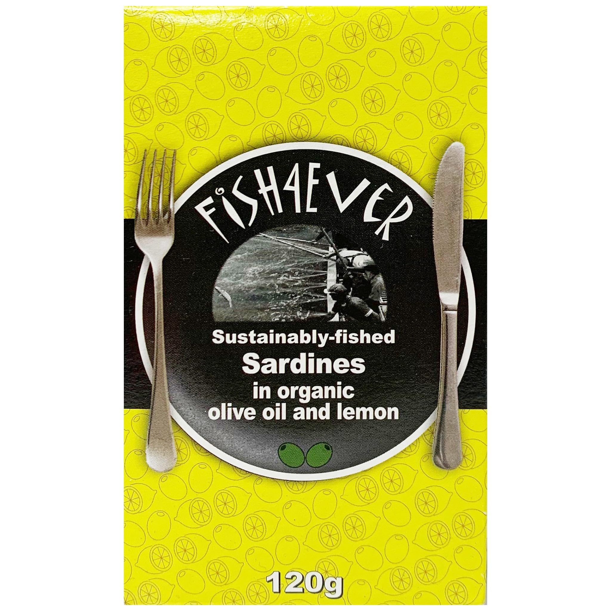 Fish4Ever - Sardines in Organic Olive Oil & Lemon - 120g