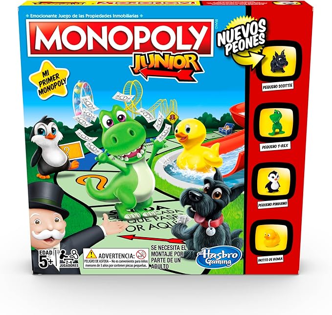 Hasbro Monopoly Junior Board Game, Ages 5 and Up (Amazon Exclusive)