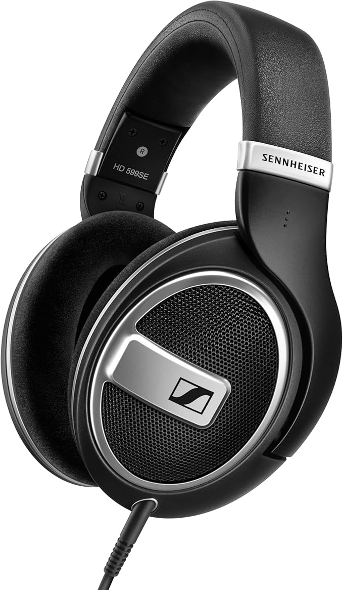 Sennheiser HD 599 Around-Ear Open Back Headphones - Ivory