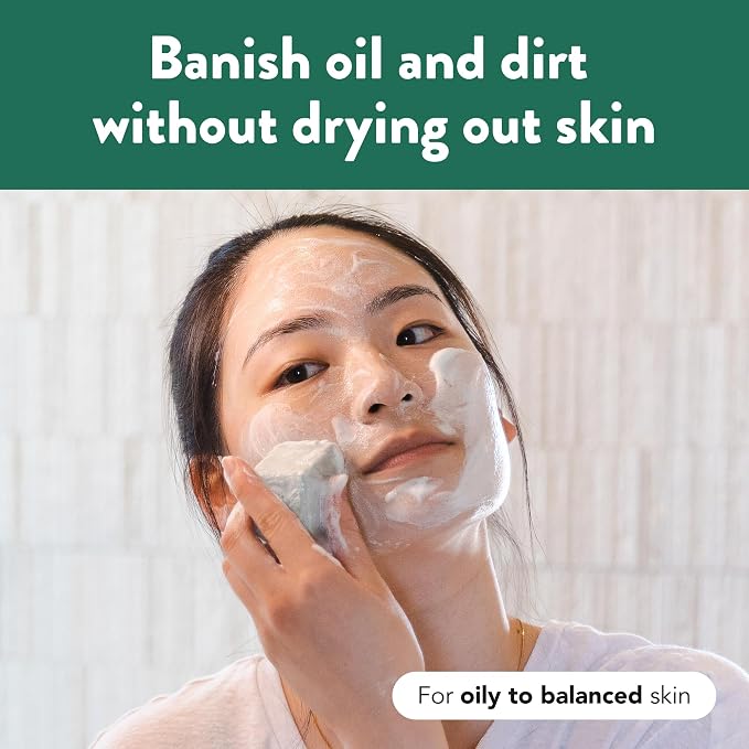 Ethique - Solid Face Cleanser Bar - Deep Green (100g)