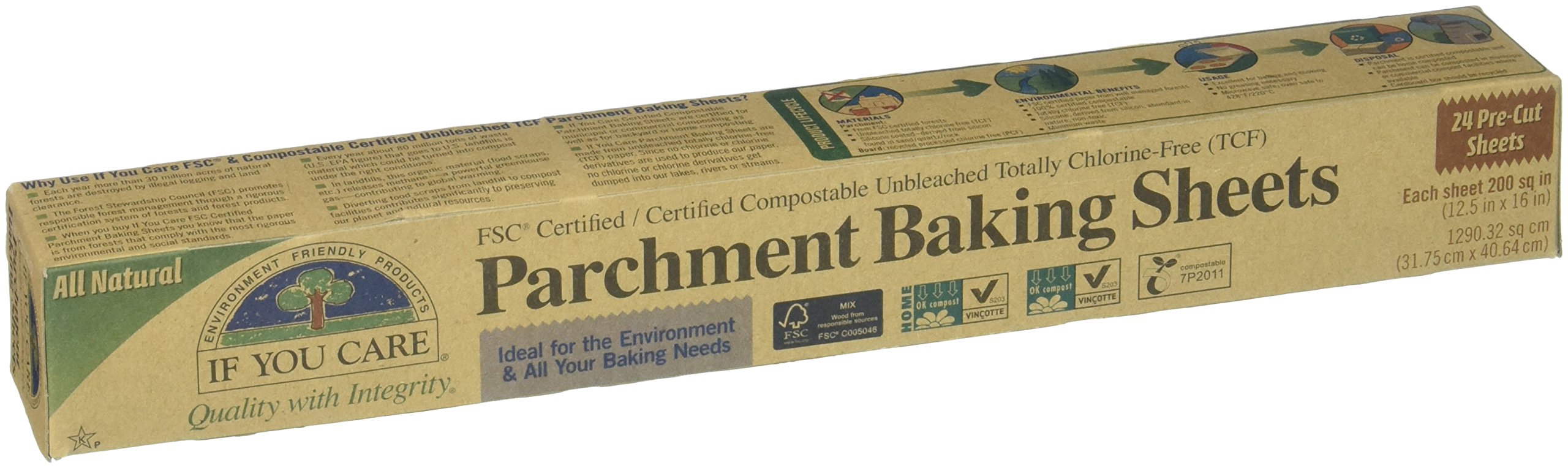 If You Care Parchment Baking Paper Sheets - 24