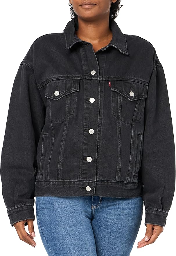 Levi's - Women's Blue Denim Jacket - 90s Trucker Jacket - Size XL at The Iconic