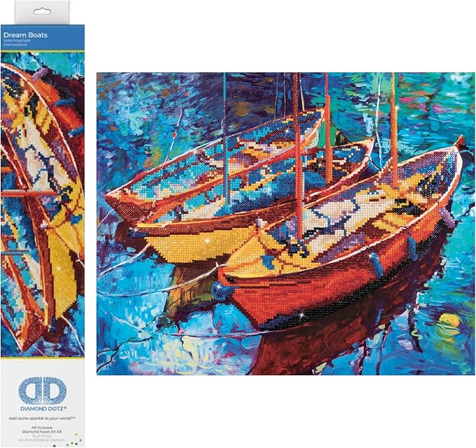 Diamond Dotz Diamond Facet Art Kit - Dream Boats