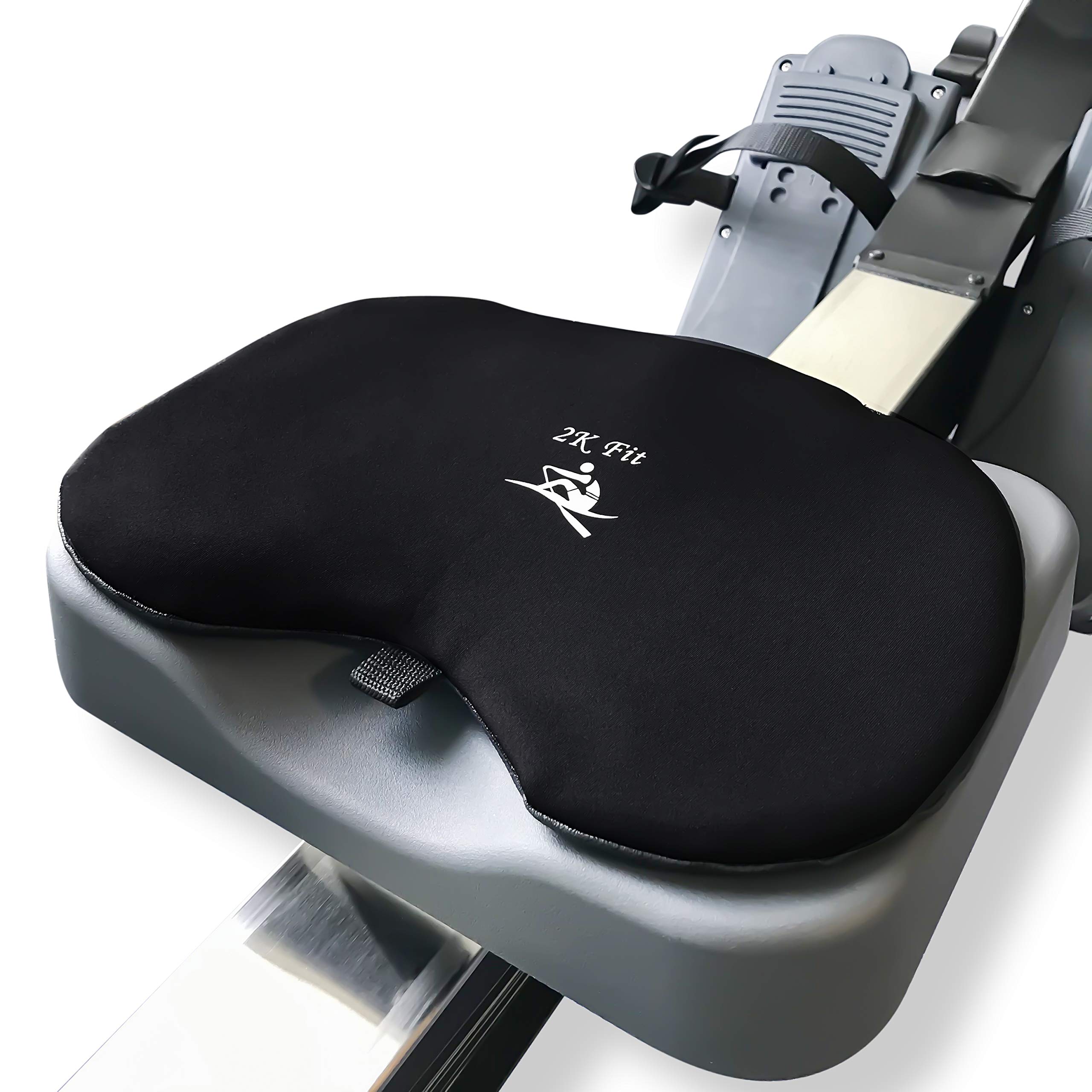 2K Fit Rowing Machine Seat Cushion (Model 3) For The Concept 2 Rowing Machine With Custom Gel That Fits The Concept 2 Rower, WaterRower Pad, Crew Boat
