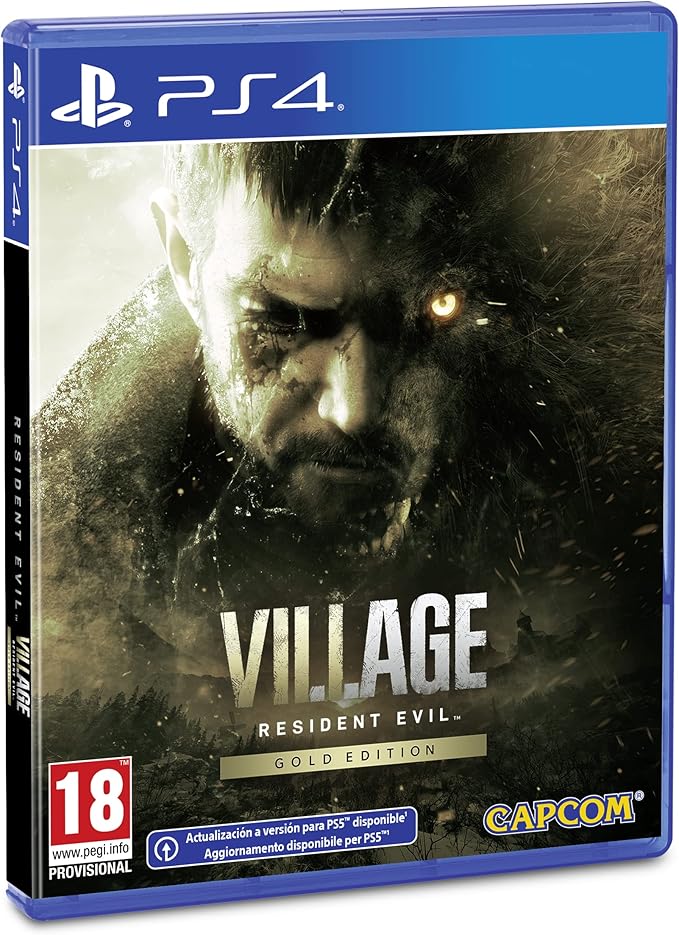 Playstation PS4 Resident Evil Village Gold Edition Silver PAL