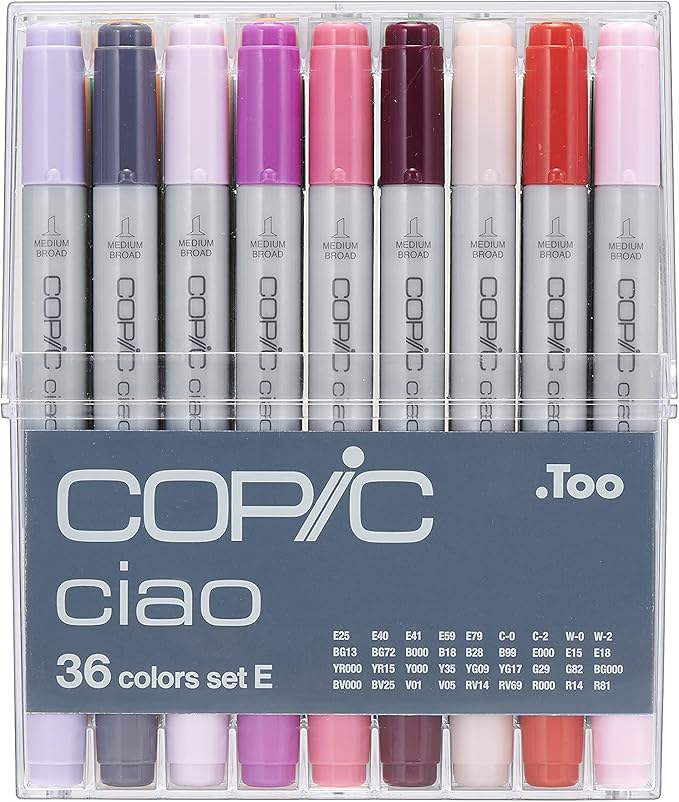 Copic : Ciao Marker : Set E : Set of 36