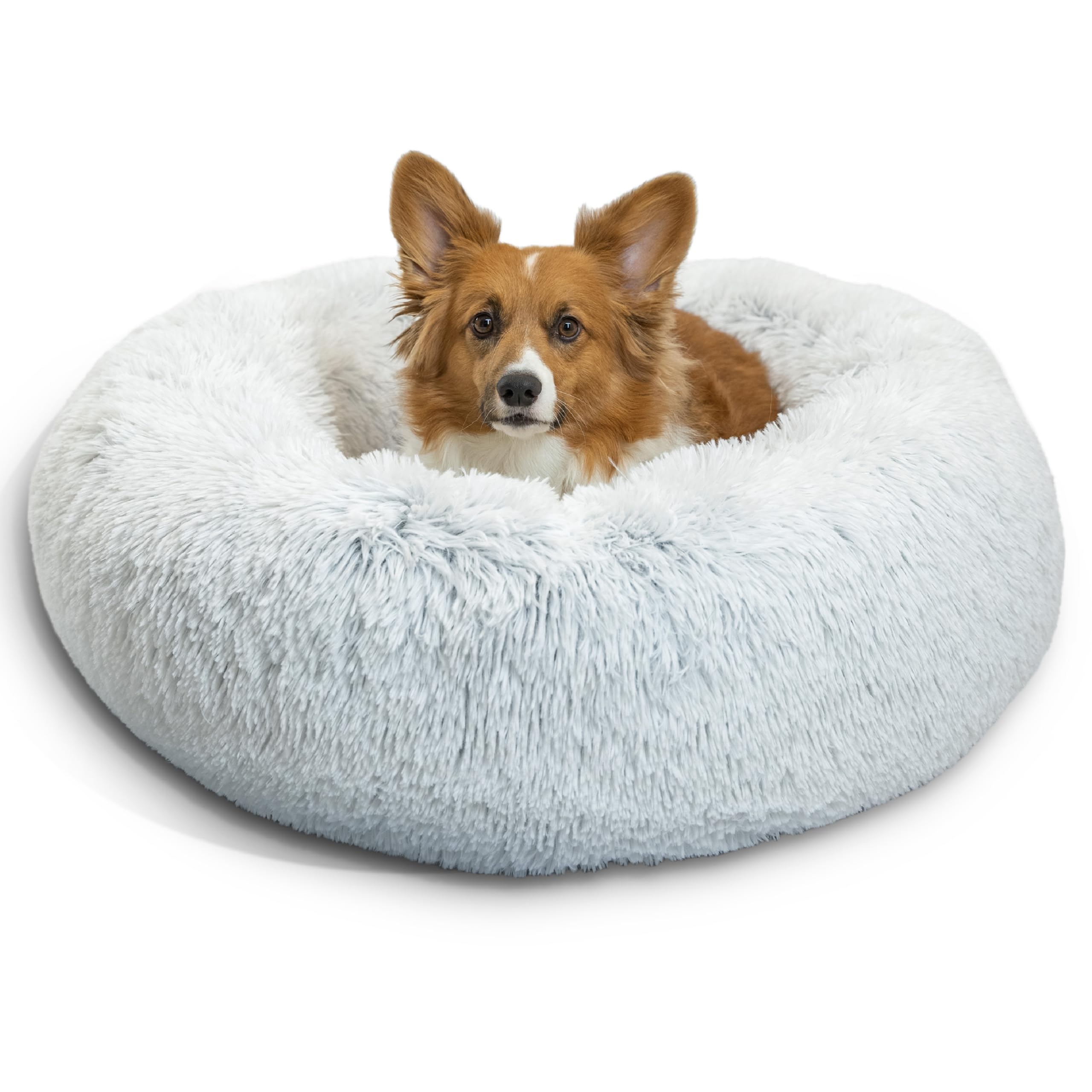 Best Friends by Sheri Donut Shag Bed Frost Medium