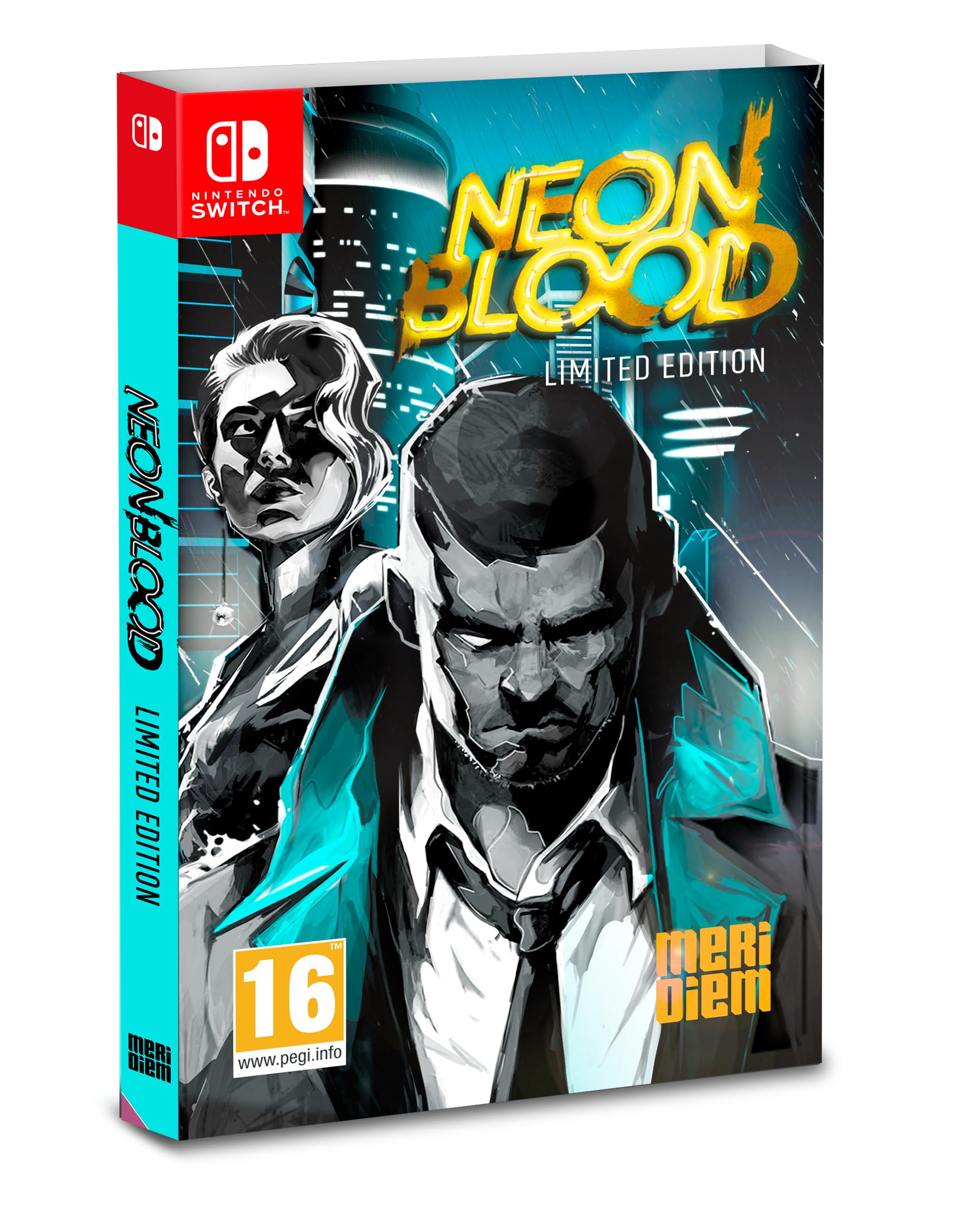 Nintendo Switch Neon Blood Limited Edition Clear PAL