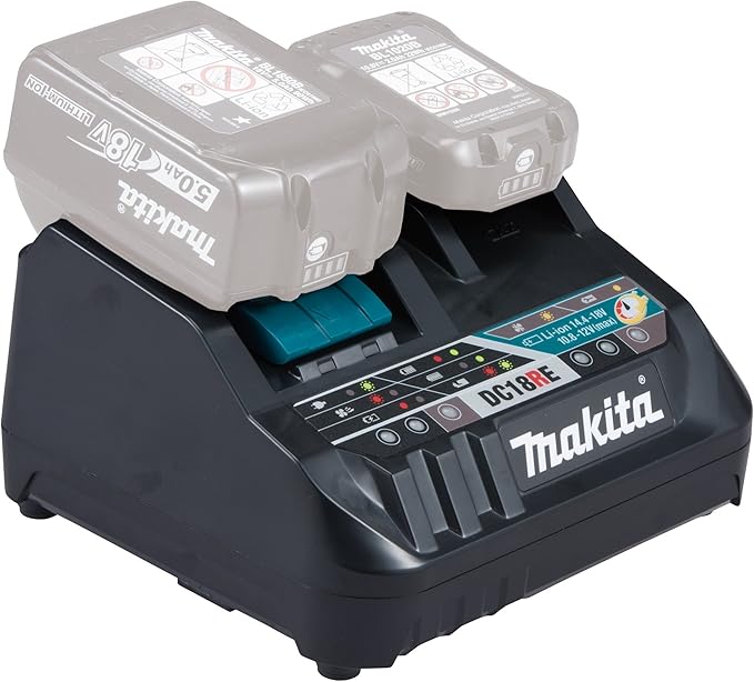 Makita 12V/18V Dual Voltage Rapid Charger - DC18RE