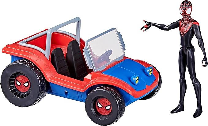 Spider-Man Spider Mobile and Miles Morales