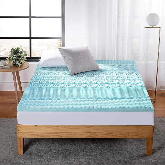 Zinus 5 Zone Cool Gel Memory Foam Topper - Queen
