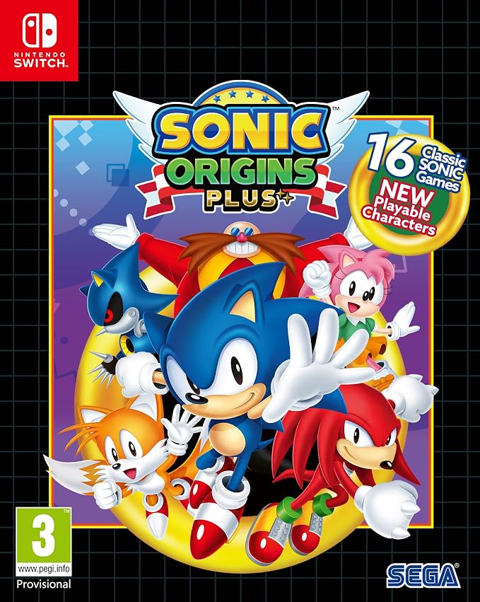 Sega Sonic Origins Plus (Day One Edition) Nintendo Switch Game