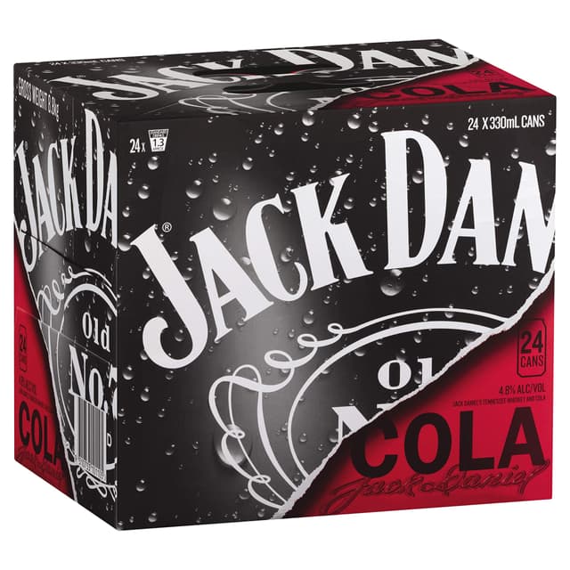Jack Daniels & Cola Bottle 330ml