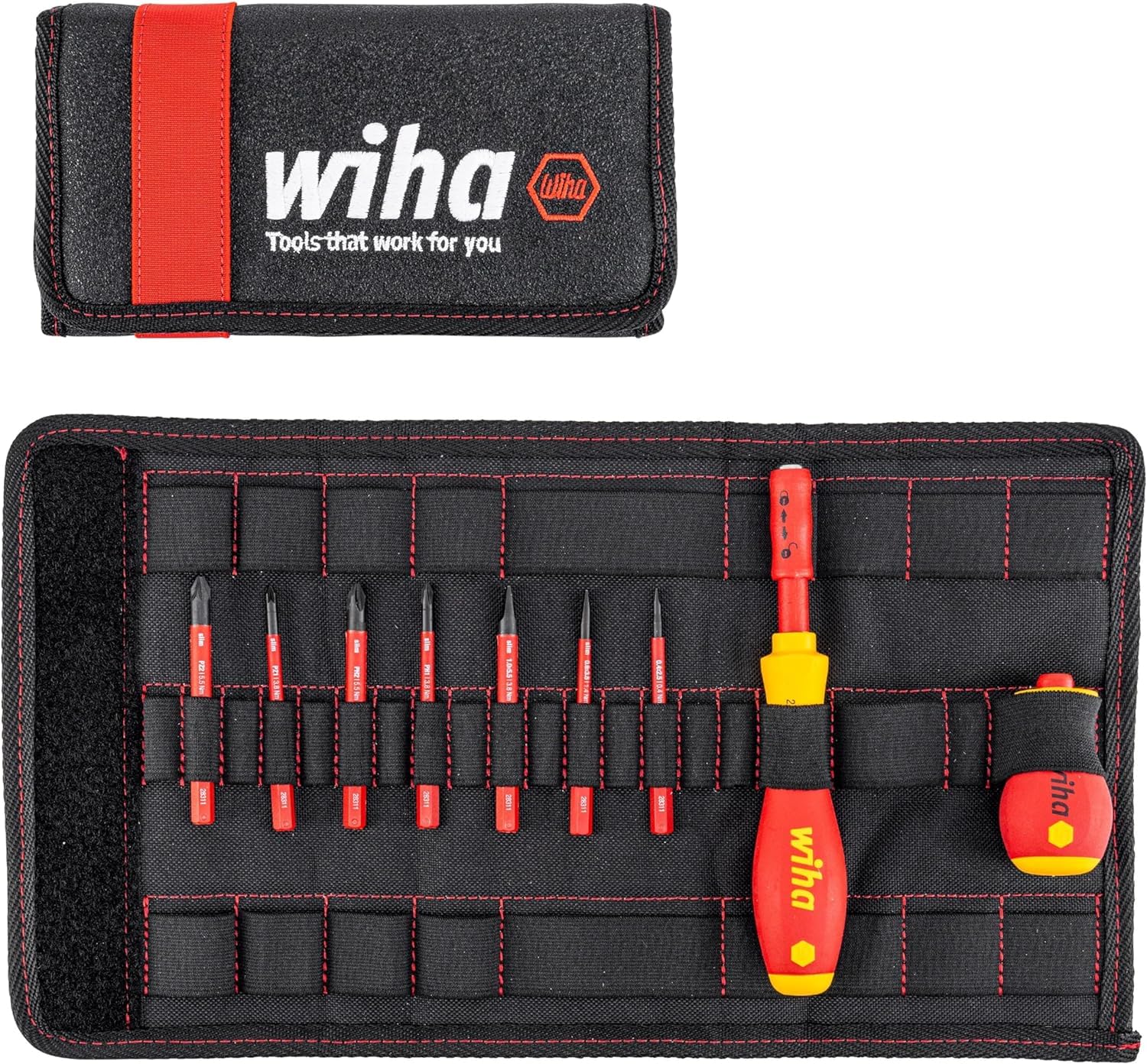 9pc slimVario Screwdriver and Bit Set