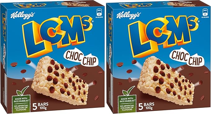 Kellogg's LCMs Rice Bubbles Choc Chip 5 Pack