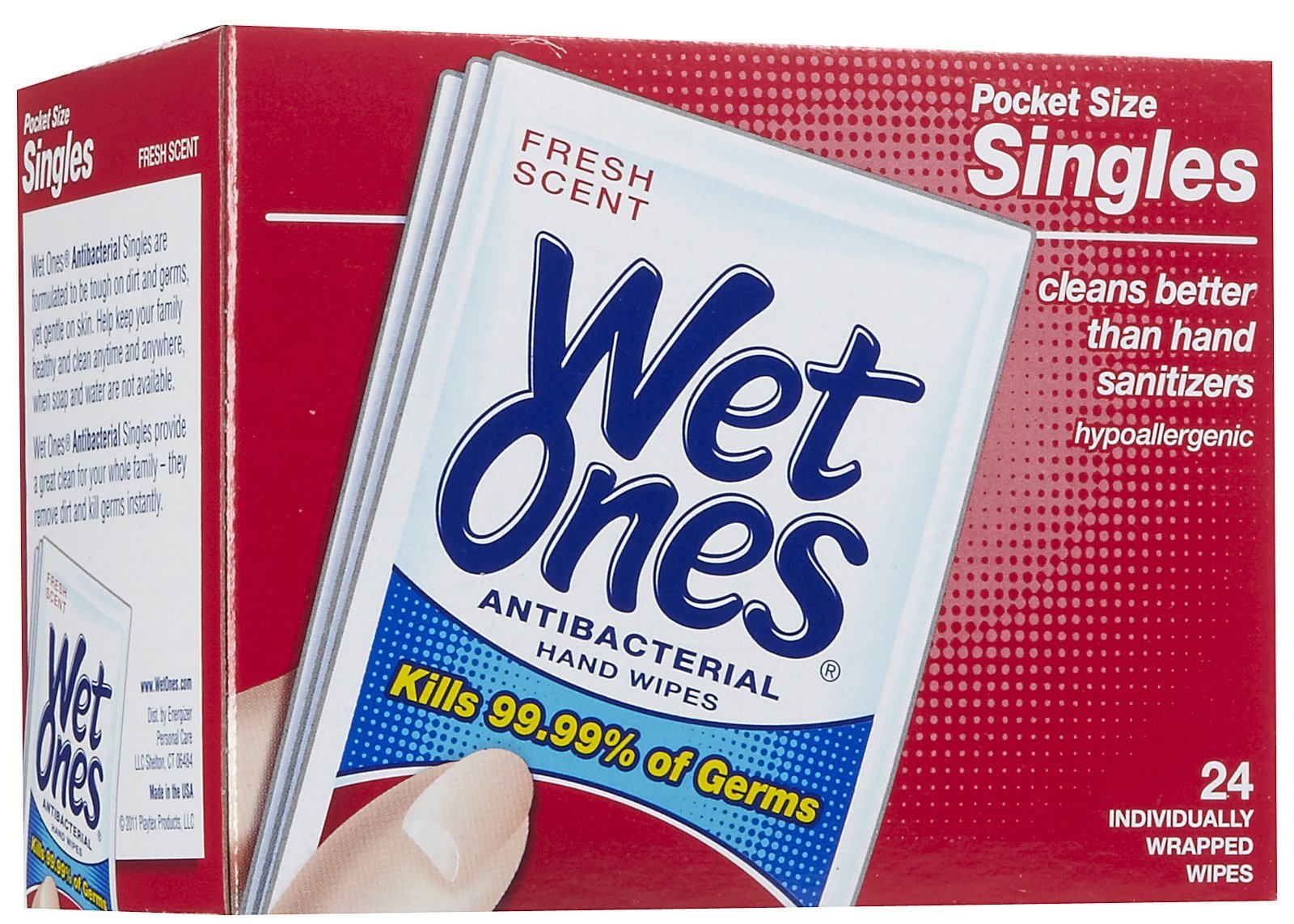 Wet Ones Antibacterial Be Fresh Travel Pack 15