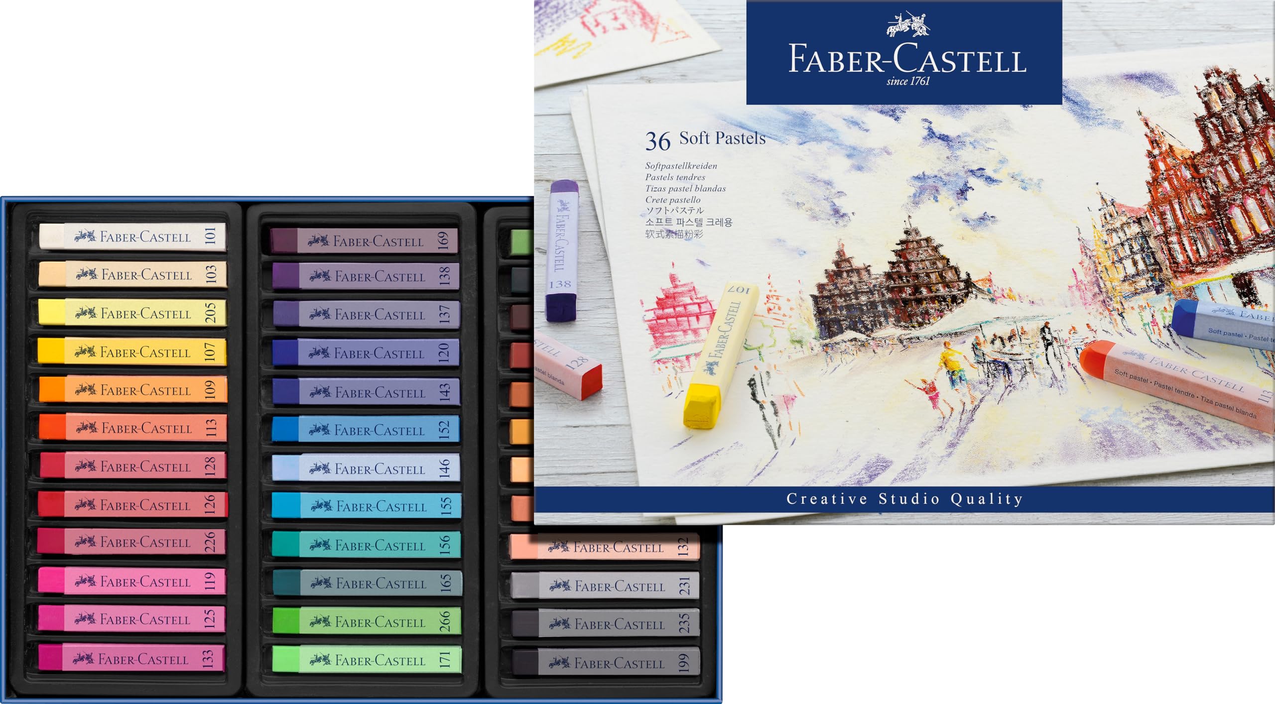 Faber-Castell : Creative Studio : Soft Pastel : Set of 36