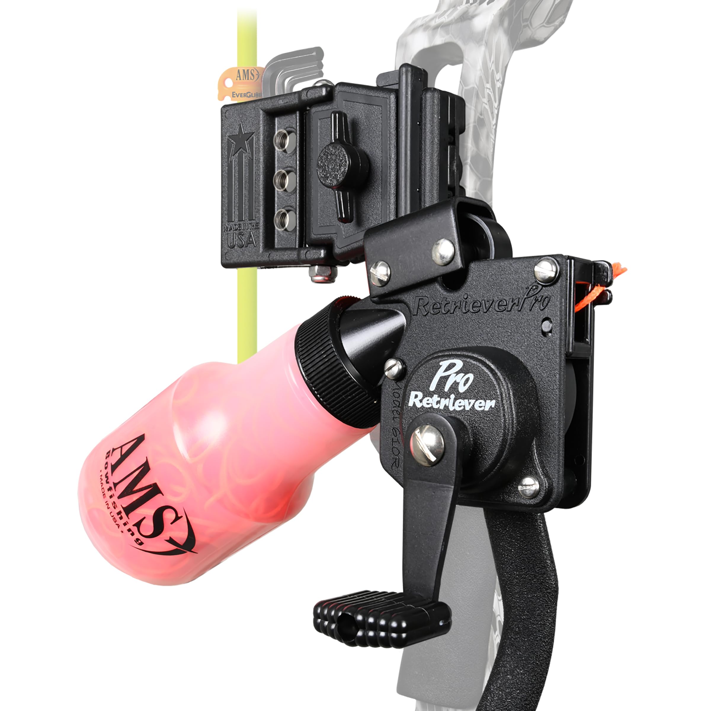 AMS Bowfishing Pro Retriever Bowfishing Reel Right Hand