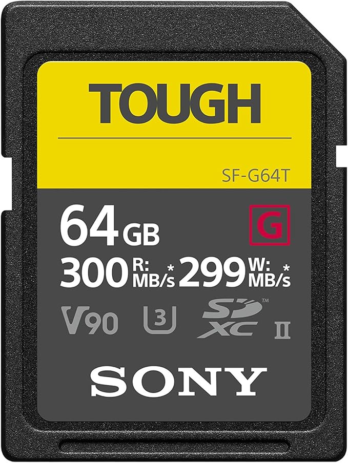 Sony 64GB - SF-G Tough Series UHS-II SDXC Memory Card