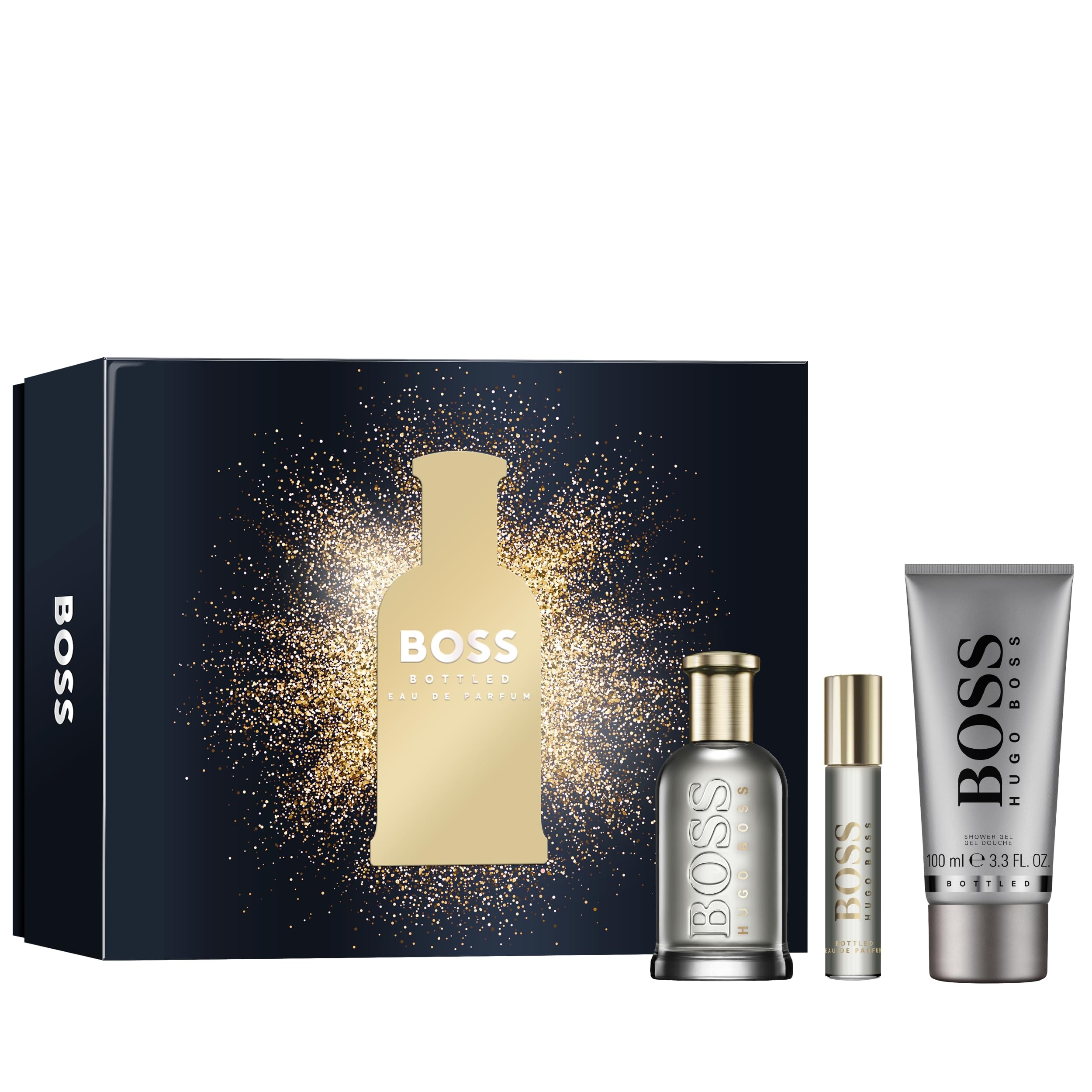 Hugo Boss Bottled Eau De Parfum 100ml 3 Piece Set